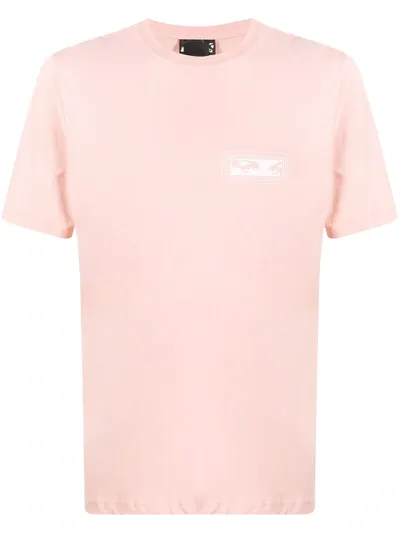 Perks And Mini Graphic Print Organic Cotton T-shirt In Pink