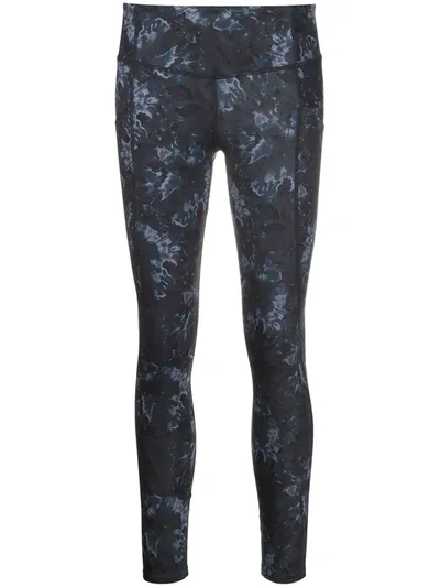 Varley Laidlaw Cropped Performance Leggings In Grey