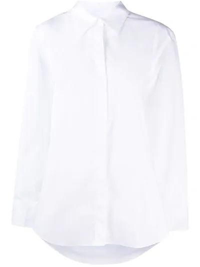 Dondup Tailored Long-sleeved Shirt In White