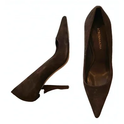 Pre-owned Bcbg Max Azria Heels In Brown