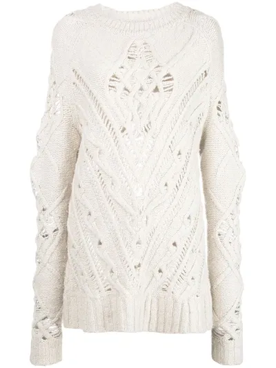 Altuzarra Gwendolyn Knit Jumper In White