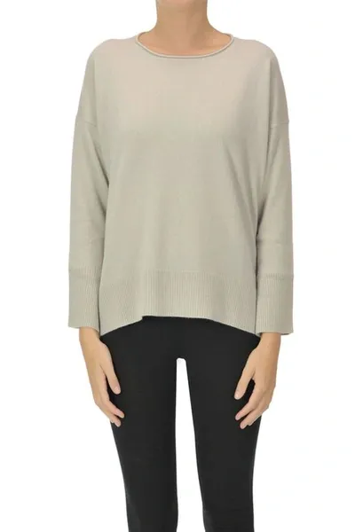 Bruno Manetti Cashmere Pullover In Neutral