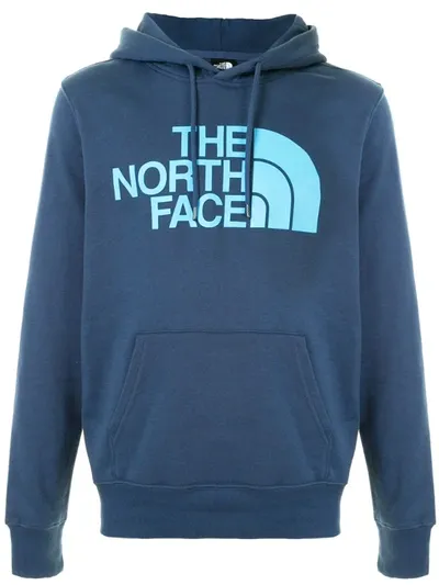 The North Face Half Dome Pullover Hoodie In Blue