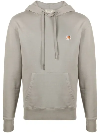 Maison Kitsuné Hooded Sweatshirt In Grey