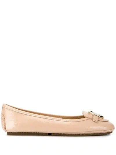 Michael Michael Kors Lillie Ballerina Shoes In Neutrals