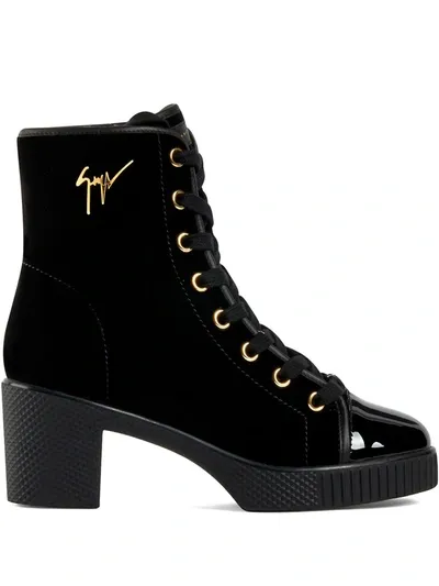 Giuseppe Zanotti Nidir 70mm Ankle Boots In Black