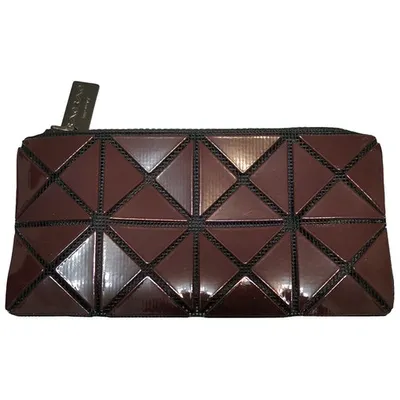 Pre-owned Issey Miyake Purse In Brown