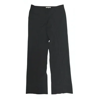 Pre-owned Gerard Darel Wool Trousers In Black