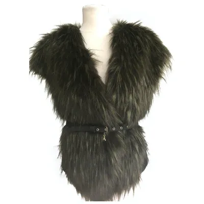 Pre-owned Patrizia Pepe Short Vest In Black