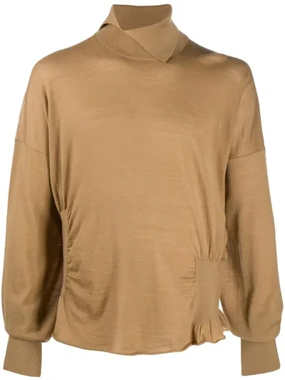 Sulvam Asymmetric Jumper In Neutrals