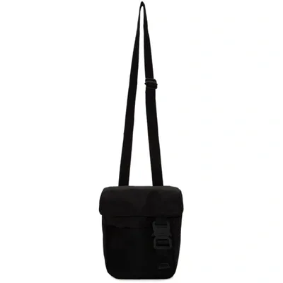 Alyx Branded-buckle Shell Shoulder Bag In Blk0001-bla