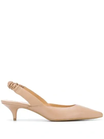 Michael Michael Kors Sling-back Pumps In Neutrals