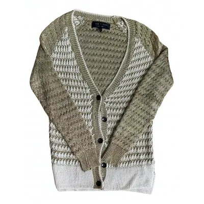 Pre-owned Rag & Bone Cardi Coat In Gold