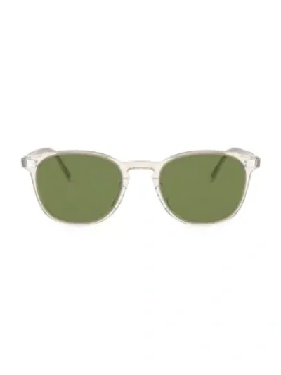 Oliver Peoples Ov5397su Finley Vintage Square-frame Acetate Sunglasses In Light Beige