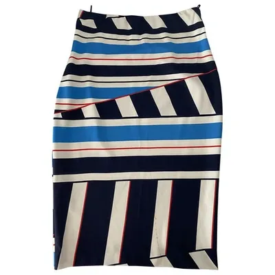 Pre-owned Pinko Mid-length Skirt In Multicolour