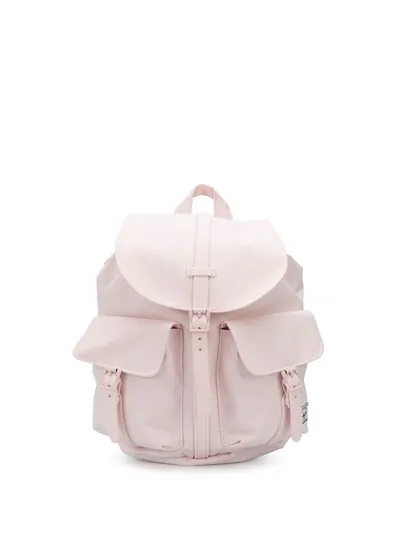 Herschel Supply Co Drawstring Tonal Backpack With Buckle Fastening In Pink