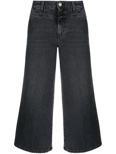 Closed Cropped Flared Jeans In Grey