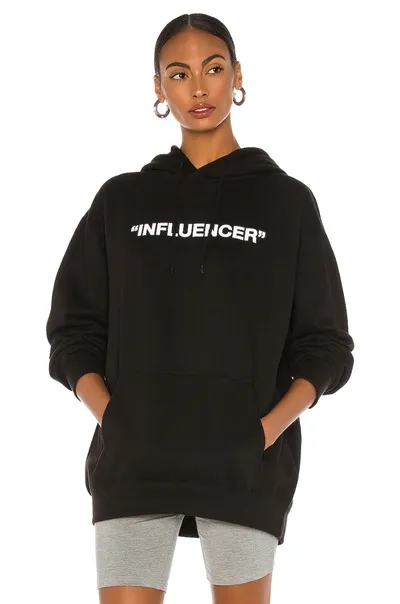 Departure Influencer Oversized Hoodie In Black