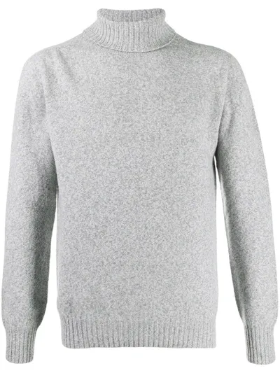 Altea Roll-neck Knit Jumper In Grey