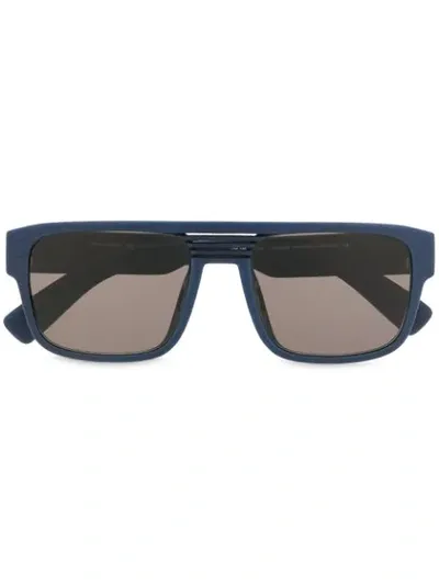 Mykita Unisex Double Bridge Sunglasses In Blue