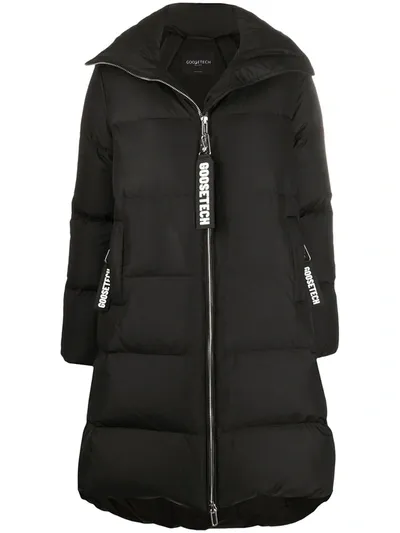 Goosetech Long-back Padded Coat In Black