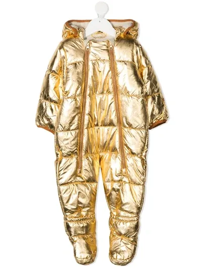 Molo Gold Padded Overall For Babykids