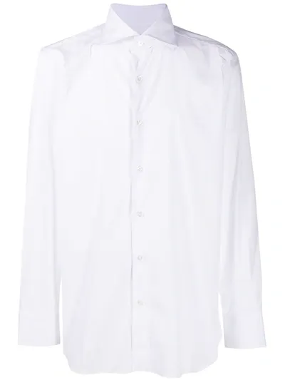 Finamore 1925 Napoli Formal Dress Shirt In White