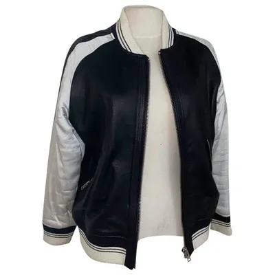 Pre-owned Iro Leather Jacket In Black