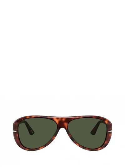 Persol Po3260s Havana Unisex Sunglasses In Green