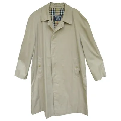 Pre-owned Burberry Cloth Trenchcoat In Beige