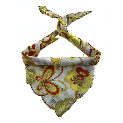 Pre-owned Anna Sui Neckerchief In Yellow