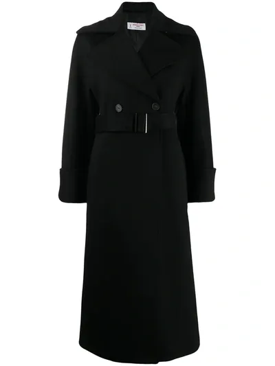 Alberto Biani Single-breasted Coat In Black