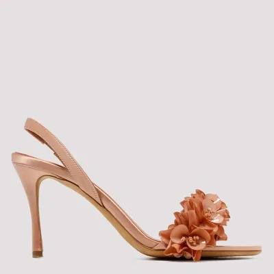 Tabitha Simmons Follie Powder Pink Satin Sandals