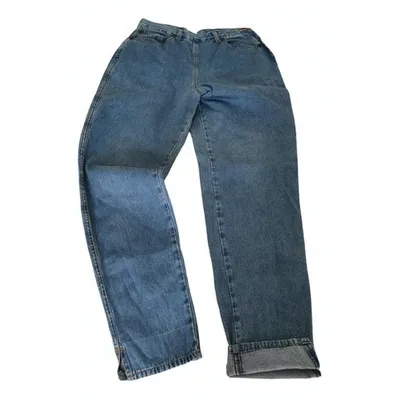 Pre-owned Moschino Blue Denim - Jeans Jeans