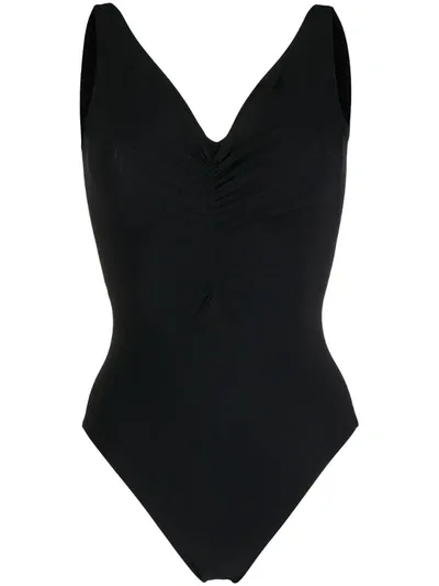 Totême Sondrio One-piece Swimsuit In Black