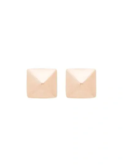 Anita Ko 14kt Rose Gold Spike Stud Earrings In Metallic