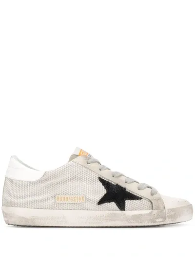 Golden Goose Super-star Lace-up Sneakers In Neutrals