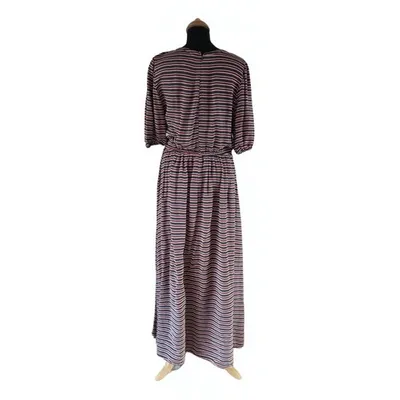 Pre-owned American Vintage Maxi Dress In Anthracite