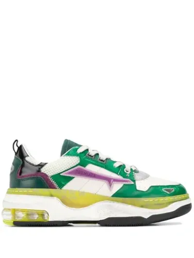 Premiata Drakes Low-top Sneakers In Green