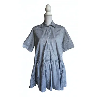 Pre-owned P.a.r.o.s.h Mini Dress In Blue