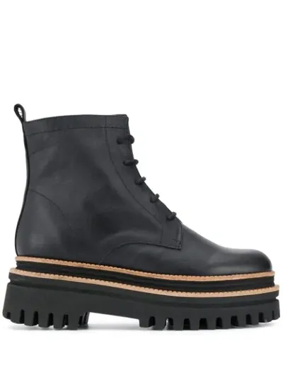 Paloma Barceló Fethi Ankle Boot In Black Nappaeather