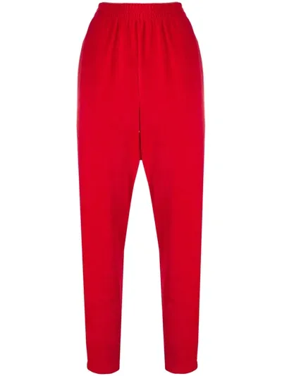 Styland Straight Leg Sweatpants In Red