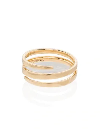 Anita Ko 18kt Yellow Gold Coil Ring