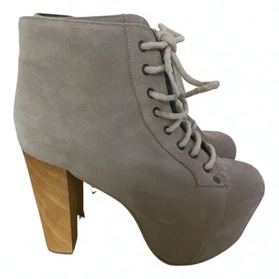 Pre-owned Jeffrey Campbell Boots In Grey