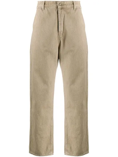 Jacquemus Le De Nîmes Loose-fit Jeans In Brown