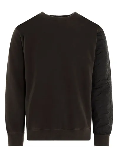 Ambush Shell-panelled Sweatshirt In Brown