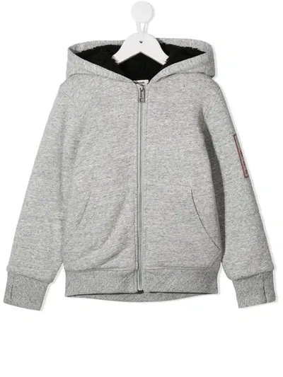 Zadig & Voltaire Boys' Joey Cotton Zip Hoodie - Little Kid, Big Kid In Gris