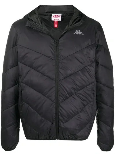 Kappa Logo Padded Jacket In Black