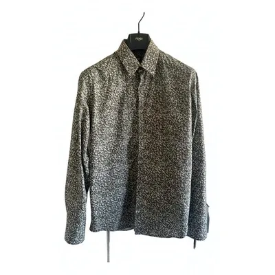 Pre-owned Fendi Shirt In Grey