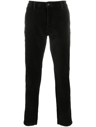 Levi's Straight Fit Corduroy Chinos In Mineral Black